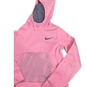 Kids Nike Pink Sweatshirt with Sheer Mesh Panel